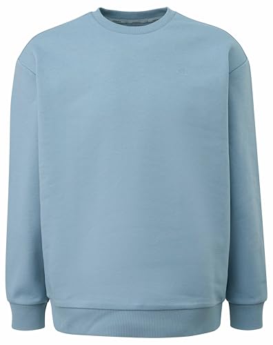 Sweatshirt mit Logo-Stickerei von QS