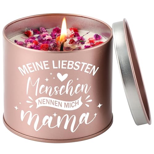 lavendel duftkerze für mama, weihnachtsgeschenk, geburtstagsgeschenk von tochter sohn, dankeschön geschenk