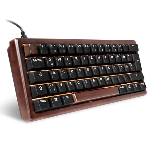 Produktbild: sharkoon skiller sgk50 s4 gen2 60% tastaur mit gateron g pro 3.0 yellow rgb usb-c