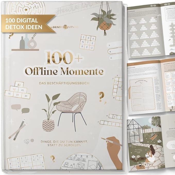 Produktbild: Lebenskompass Beschäftigungsbuch  100 kreative Ideen für weniger Screentime