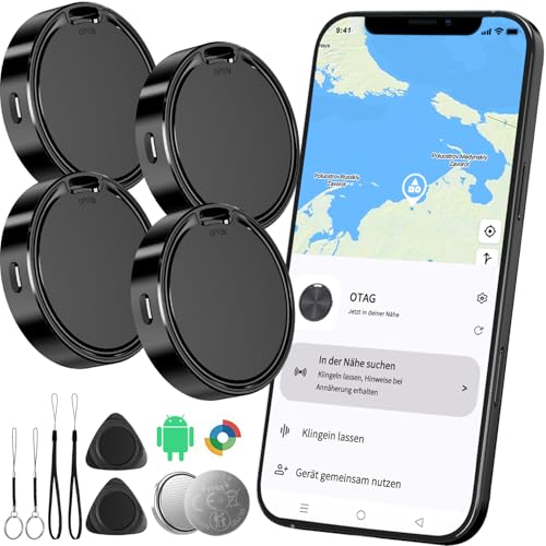 tracker android smart tag key finder kompatibel mit google find my device app, ip67