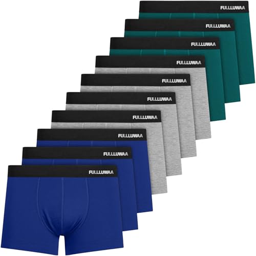 fullluwaa boxershorts herren 10er pack baumwolle atmungsaktive unterhosen männer