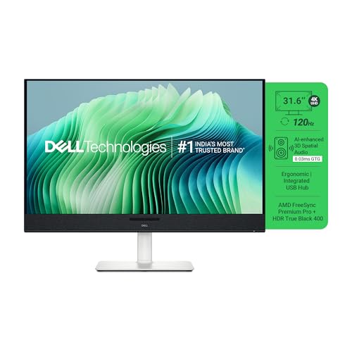 Dell S3225QC 32" QD-OLED Monitor, UHD, 120Hz, 0.03ms Reaktionszeit