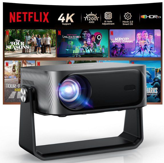 Produktbild: iSinbox YG381 1080p beamer 1200 ansi hdr10+ ki system 149,99 euro