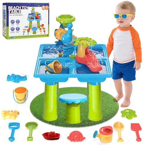 Diealles Shine wasserspieltisch, multifunktional wassertisch für kinder outdoor 1-4 jahre