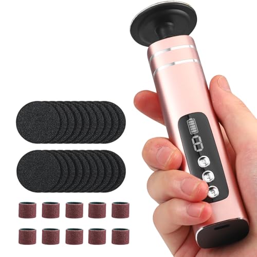 Produktbild: Footglow Hornhaut Entferner Elektrisch, Fußfeile mit 9 Geschwindigkeiten