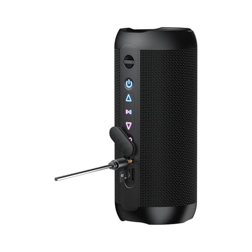 Produktbild: bluetooth lautsprecher mit licht 30w tragbare musikbox ipx7 wasserdicht rgb lichter