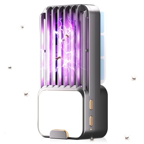 Insektenvernichter elektrisch, Mückenlampe LED, Fliegenfalle USB für Innen/Außen 100m