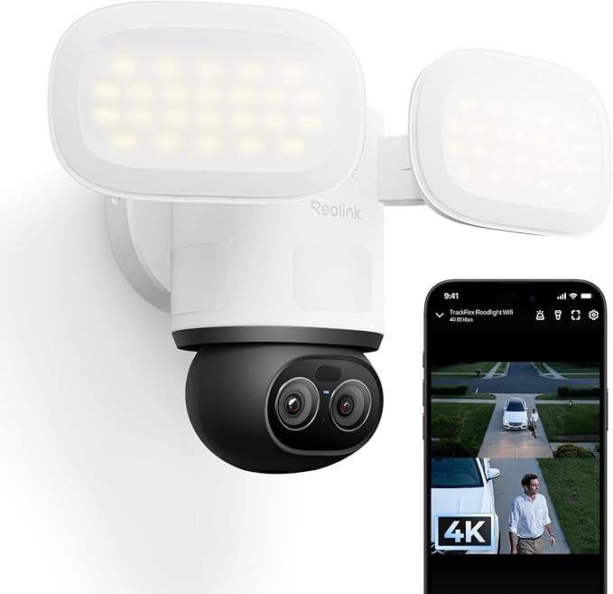 Reolink TrackFlex Floodlight WiFi Überwachungskamera mit Bewegungsmelder