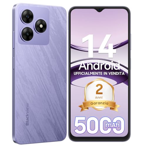 blackview 2025 handy ohne vertrag 6,56" HD+, 6GB+64GB, 5000mAh, dual sim, 4G
