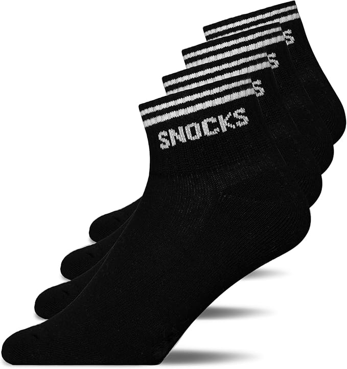 snocks retro sneaker socken 4 paar bio baumwolle knöchelsocken anker für herren damen 43-46