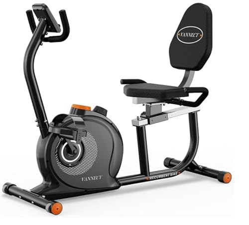 vannect liegeergometer heimtrainer mit 16 widerstandsstufen und sitzkomfort bis 180kg