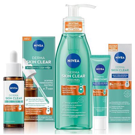 nivea derma skin clear routine set 4-teilig nur 15 euro statt 31 euro