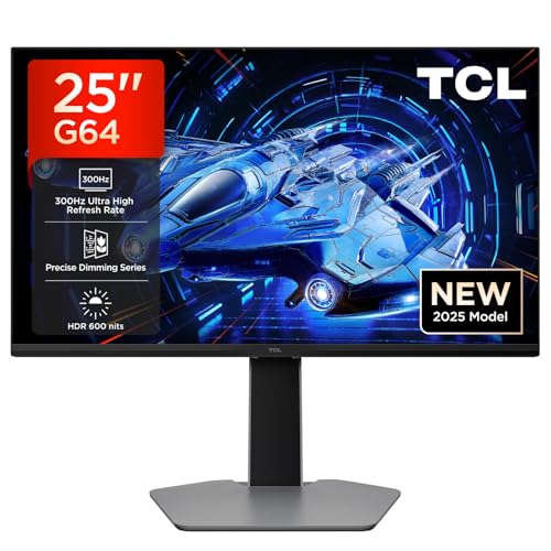 tcl 25g64 gaming monitor 25" fhd qd mini-led 300hz fast ips 1ms g-sync freiesync 179