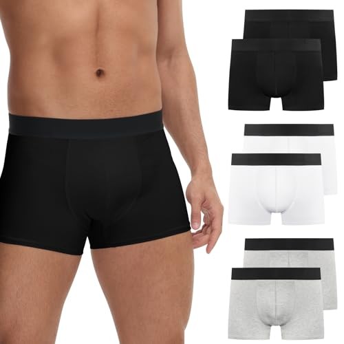 Herren Boxershorts Baumwolle Retroshorts 6er Pack Gr. 3XL Mehrfarbig ohne Etikett