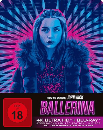 Produktbild: Ballerina Steelbook 4K Ultra HD + Blu-ray - From the World of John Wick