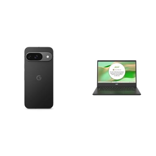 google pixel 9 smartphone 128gb obsidian, 6.3 zoll display, 24h akkulaufzeit, ohne sim lock