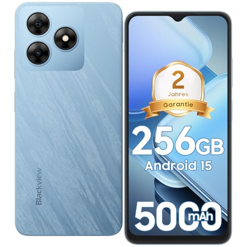 blackview 2025 handy ohne vertrag 12GB 256GB 6.56" 90Hz dual sim smartphone