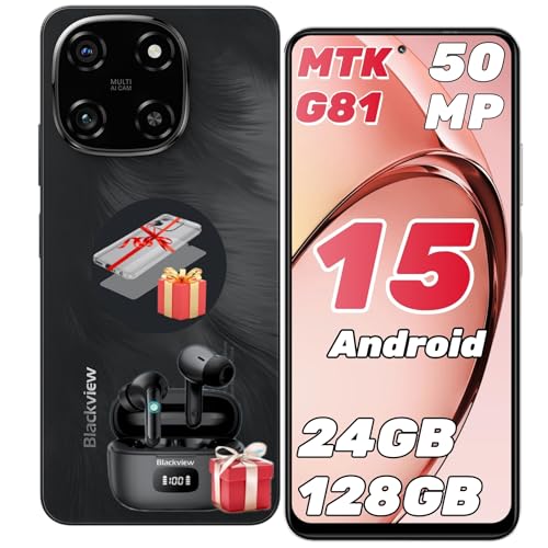 blackview color 6 handy 24gb 128gb 2tb mtg g81 6.67'' 50mp android 15 dual sim GPS