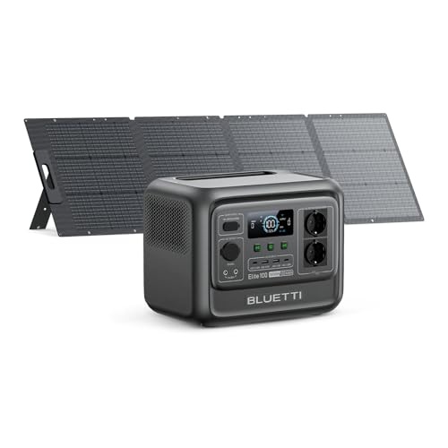 bluetti tragbare power station elite 100 v2 1024wh mit 200w solarpanel
