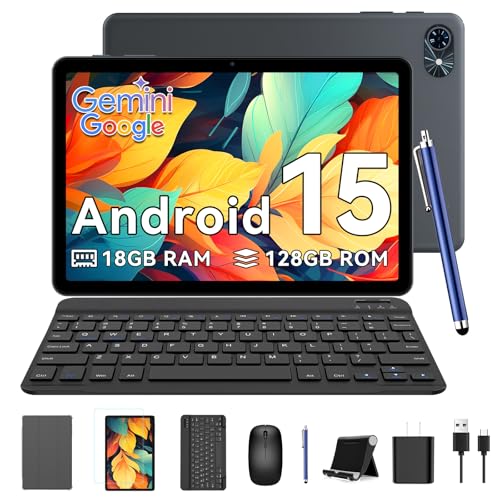 android tablet 10 zoll tabwee t80 mit tastatur 18gb ram 128gb rom 5g wifi gps 2 jahre garantie