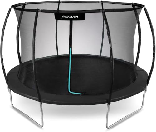 trampolin outdoor 244 cm mit sicherheitszaun für kinder indoor und outdoor bis 100 kg