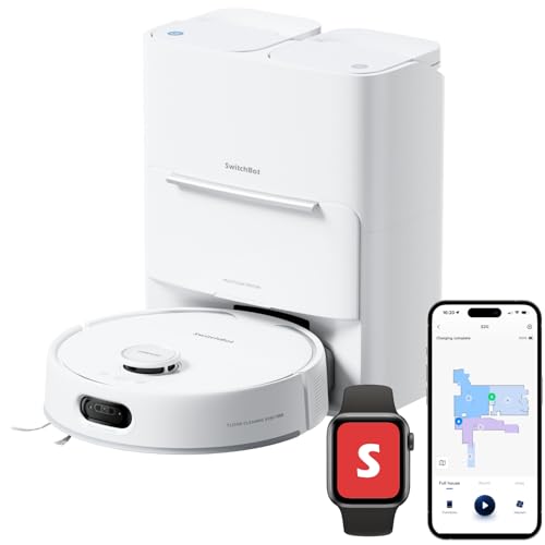 saugroboter switchbot s20 - 10000 pa saugleistung, ai hindernisvermeidung, wischreinigung