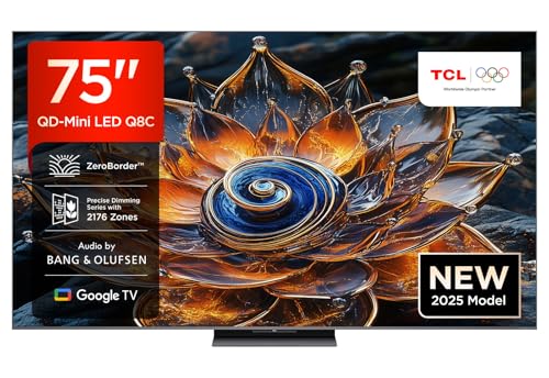 tcl fernseher 75 zoll qd-vision, dolby vision iq und atmos