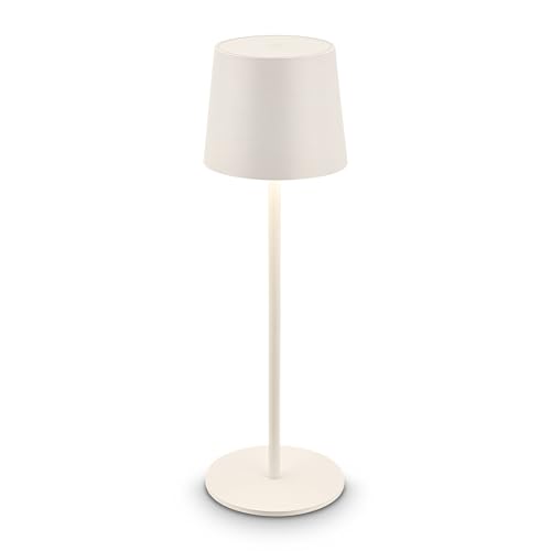 Produktbild: led tischlampe kabellos briloner dimmbar ip44 nachttischlampe akku outdoor 11x34,5 cm altweiß