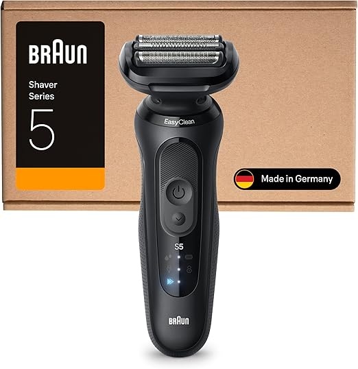 braun series 5 rasierer, elektrische rasur, hautfreundliche technologie