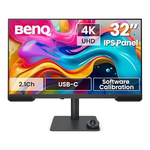 BenQ PV3200U 31,5" 4K IPS Monitor, 60 Hz, 10 Bit, 95% DCI-P3, USB-C 65 W