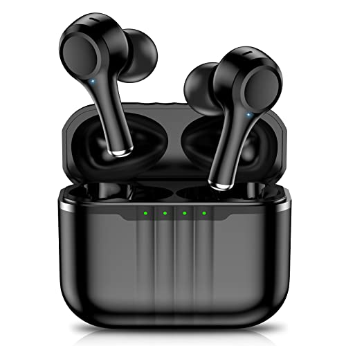 bluetooth kopfhörer kabellos in ear sport mit mic, 50h akku, ip7 wasserdicht, schwarz