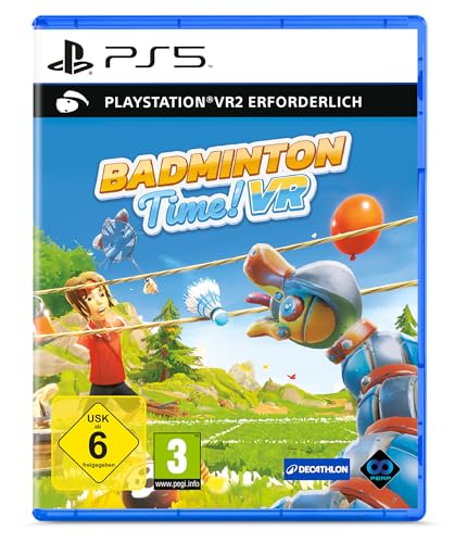 Badminton Time! VR (PS VR2) - Playstation 5 | 4 Spieler, KI-Modus