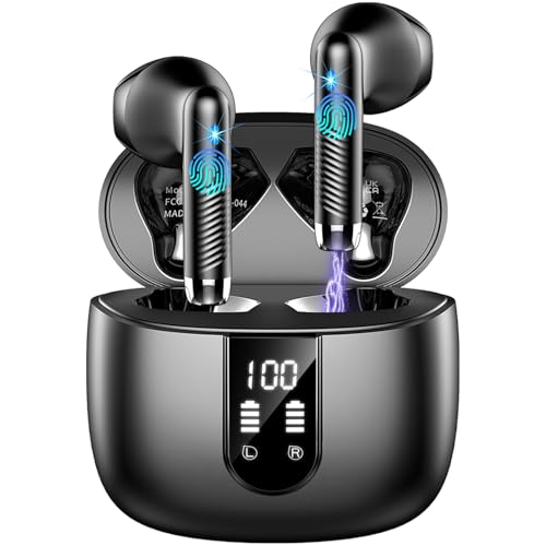 bluetooth 5.4 kopfhörer in ear kabellos mit 4 enc mic noise cancelling 56std bass usb-c ip7 wasserdicht