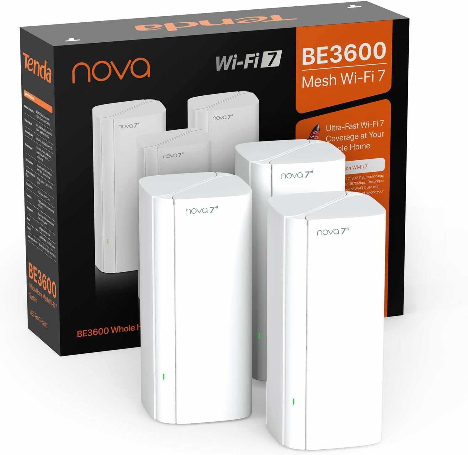 wifi 7 mesh system tenda nova me3 pro, schnelles und stabiles internet