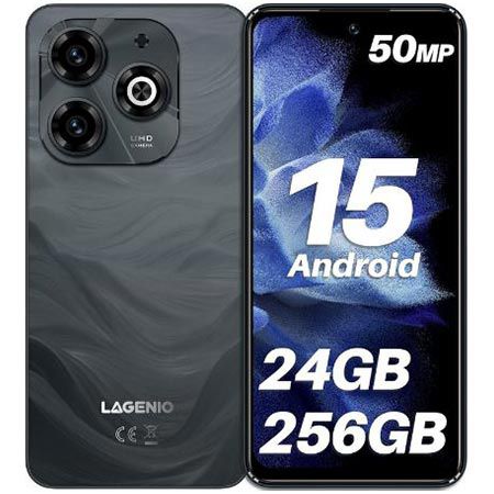 Produktbild: lagenio a11 pro smartphone android 15 hd+ display für 137,99 euro