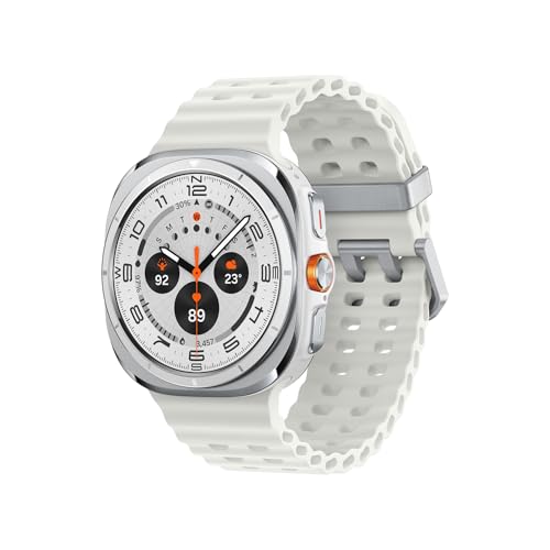 Produktbild: samsung galaxy watch ultra smartwatch 47 mm, titan-gehäuse, dual-gps, lte, 64 gb, marine band