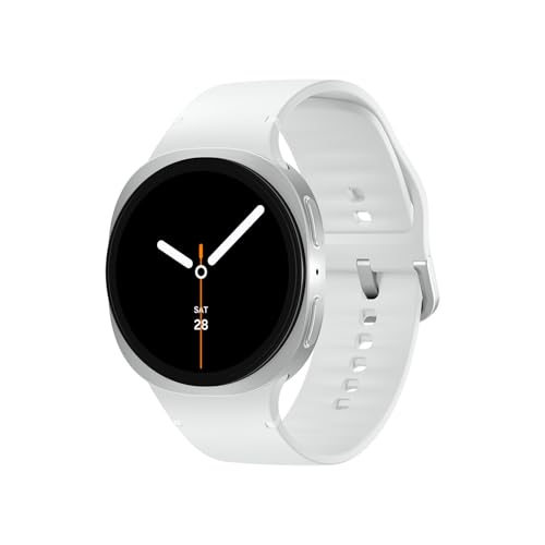 samsung galaxy watch8 smartwatch 44mm fitness tracker bluetooth silver mit 3 jahren garantie