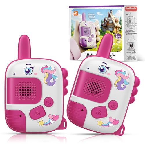 Produktbild: wootoyz einhorn walkie talkie für mädchen 3-8 jahre kinderspielzeug geschenkideen