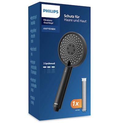 philips water duschkopf 5,9 l/min mit filter für 22,99 euro statt 27 euro