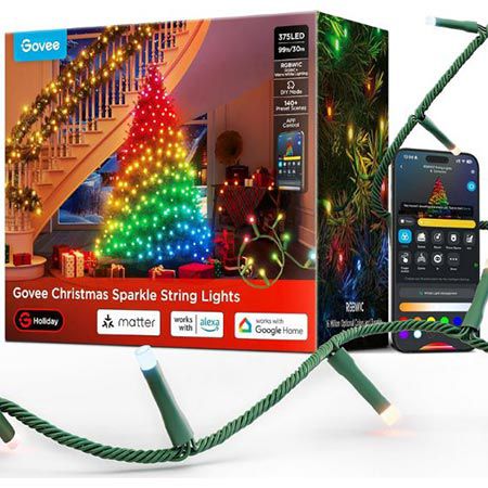 Produktbild: govee lichterkette weihnachten 375 leds 30m für 109,99 euro statt 170 euro