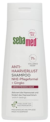 Sebamed Anti-Haarverlust Shampoo 200 ml, gegen Haarausfall, kräftiges Haar