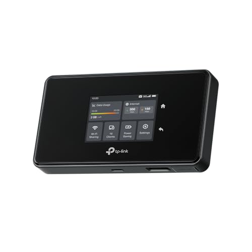 Produktbild: tp-link m8550 5g lte mobiler wlan router 3,4 gbit/s tri-band wifi 6e nano-sim slot