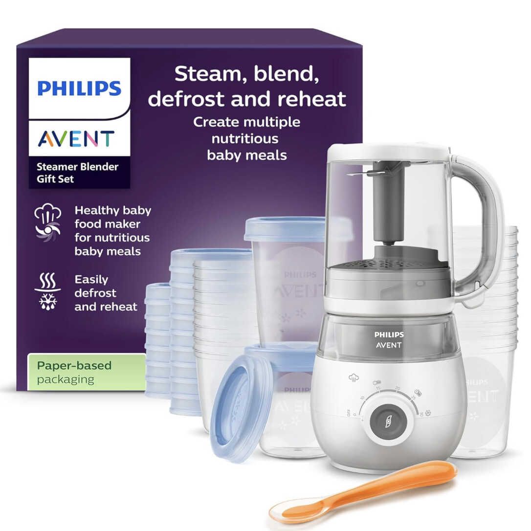Produktbild: Philips Avent Dampfgarer und Mixer Geschenkset für 159,99