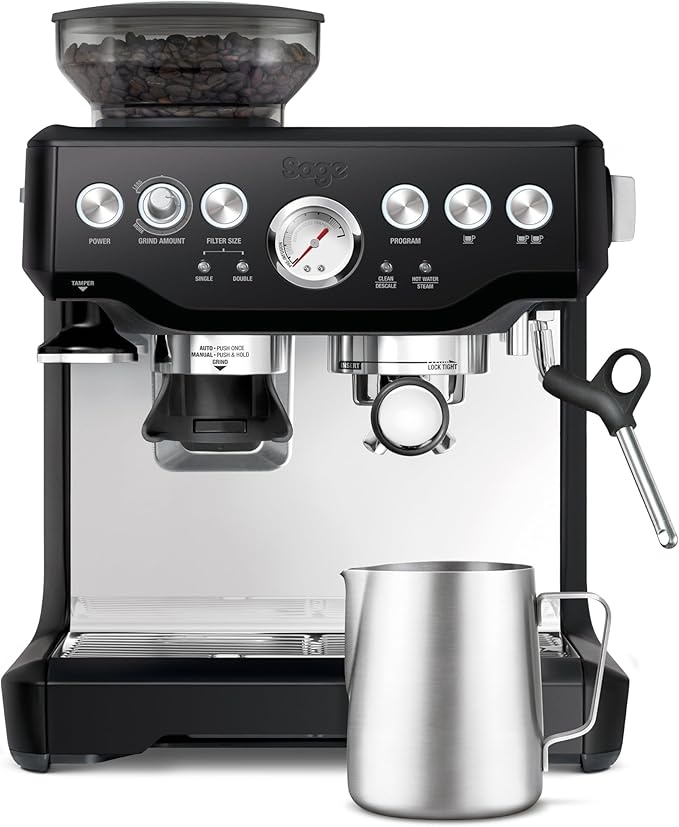 barista express kaffeemaschine von sage, schwarzer sesam, 449