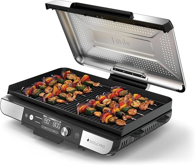 ninja sizzle pro xl gx101eu grillpfanne mit antihaftbeschichtung 28 cm
