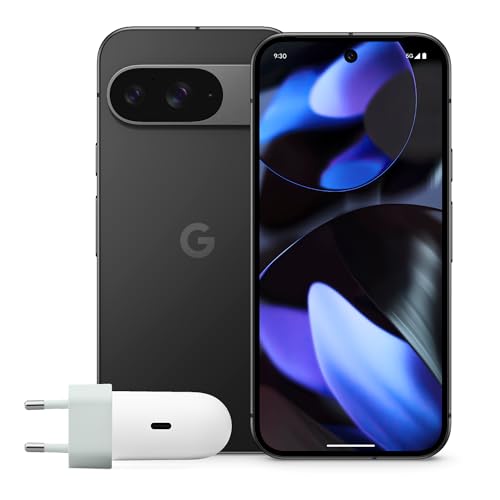 google pixel 9 128gb mit 45w usb-c ladegerät, 6,3 zoll display, sim-lock-frei