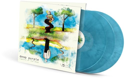 deep purple rapture of the deep 20th anniversary remix 3lp transparent sky blue