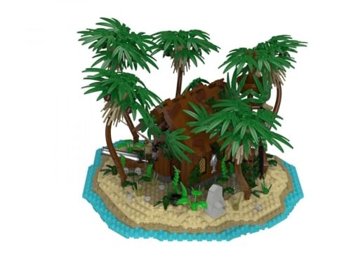 bluebrixx pirateninsel versteck und schatzhöhle 108371 108373 988 1182 teile