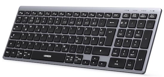 ugreen bluetooth tastatur ultra slim design 29,74 euro statt 41 euro